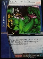 Crushing Blow  (Alt Art Hulk vs Leader Variant)